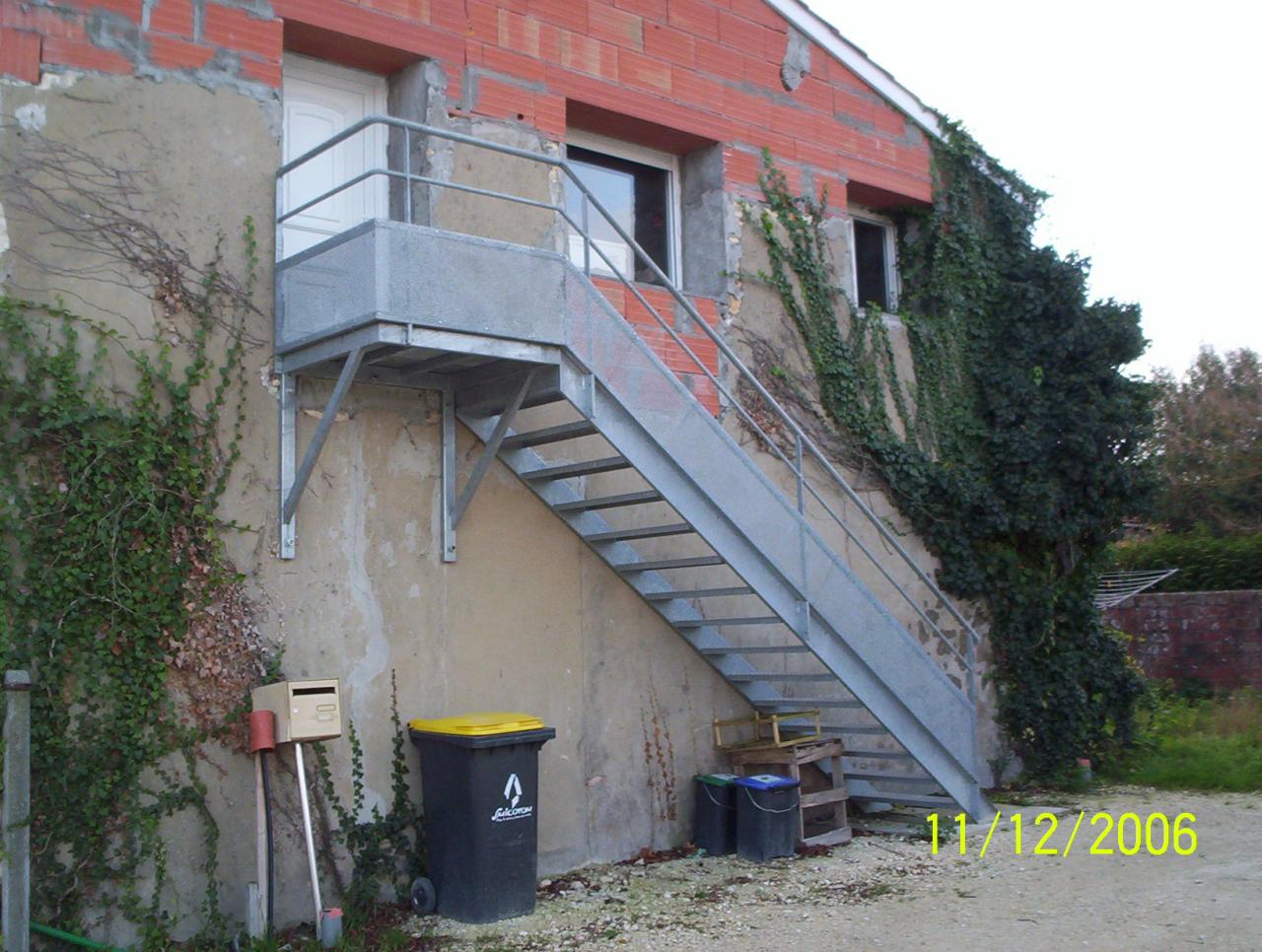 escalier Galvanisé 