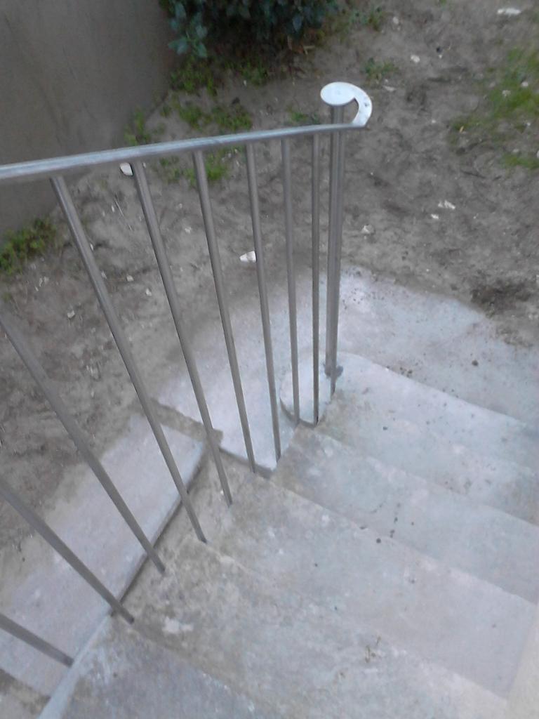 rampe escalier inox