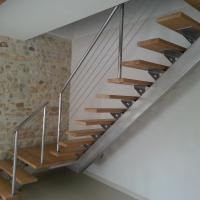 escalier inox