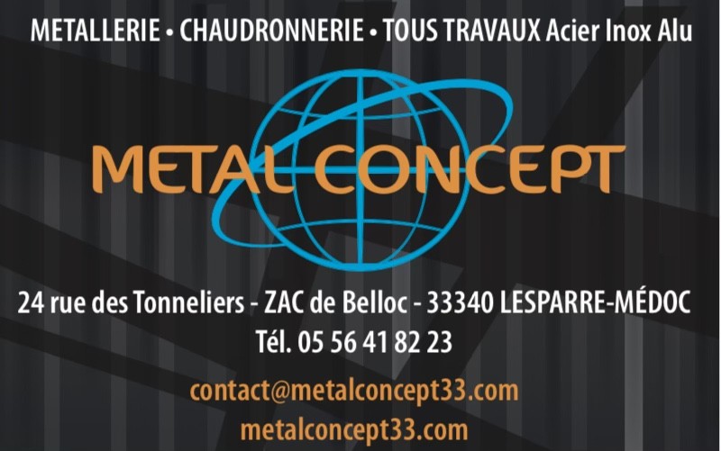 METAL CONCEPT           METALLERIE FERRONNERIE CHAUDRONNERIE